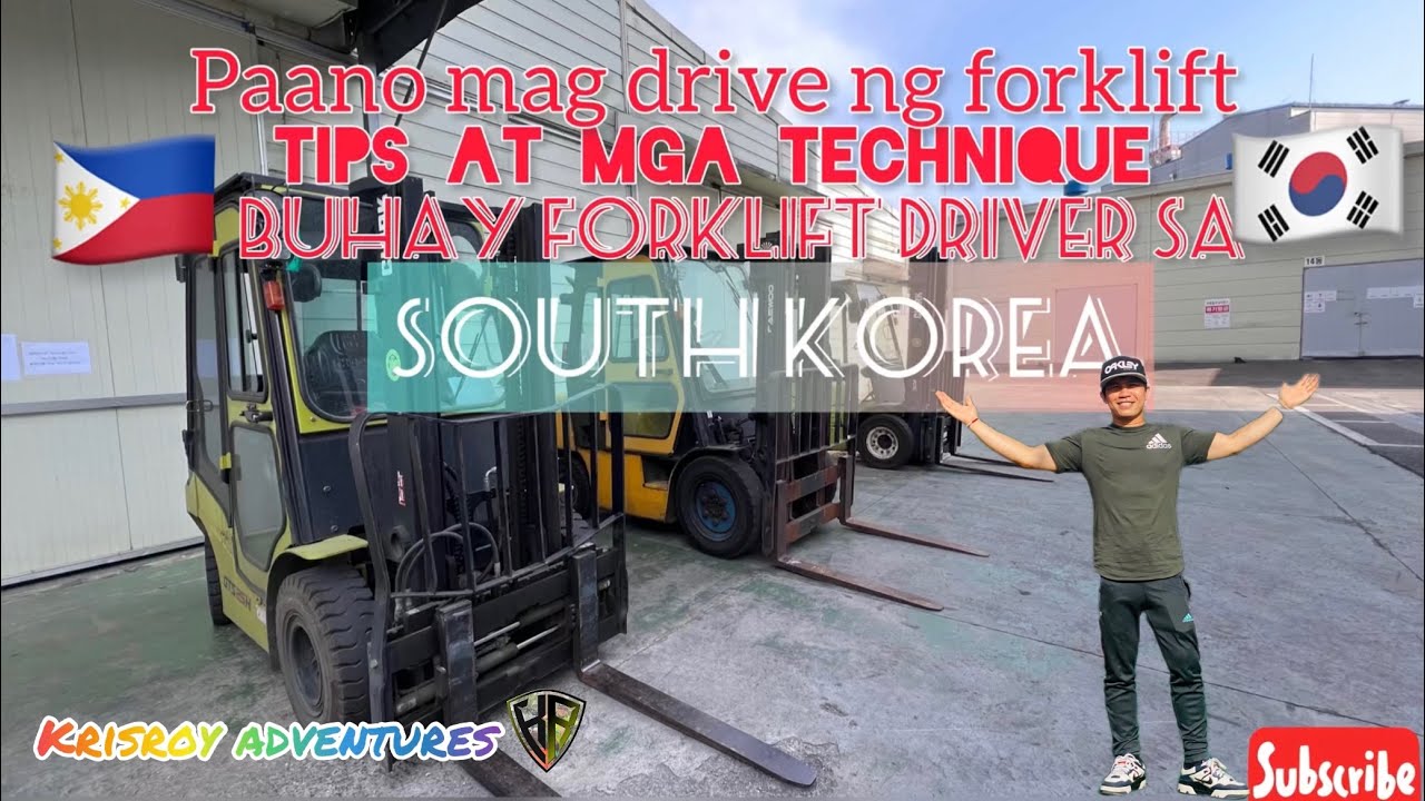 Paano mag-drive ng forklift/technique at mga safety tips/buhay OFW🇵🇭 sa South Korea 🇰🇷