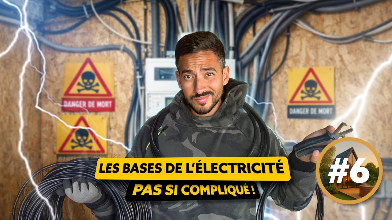 J'apprends les bases de l'électricité, on câble le bureau / ep 6