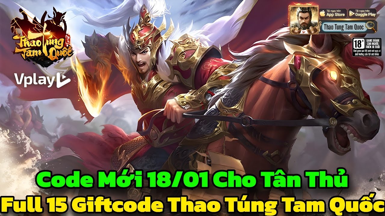 Thao Túng Tam Quốc Vplay - Full 15 Giftcode Thao Túng Tam Quốc & Code Mới 18/01 Cho Tân Thủ