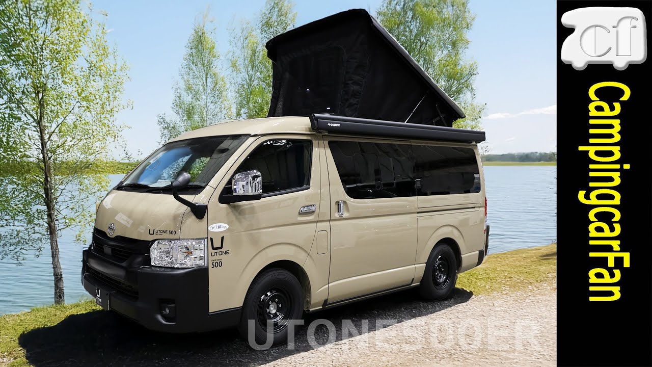 【UTONE（ウトネ）500ER：アネックス】詳細レビューと他車情報：リアルウッドの床材を選択できるアウトドア志向ハイエースバンコンキャンピングカー