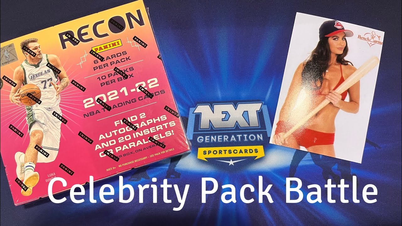 Celebrity Pack Battle with Raquel Gardner, opening recon hobby box.