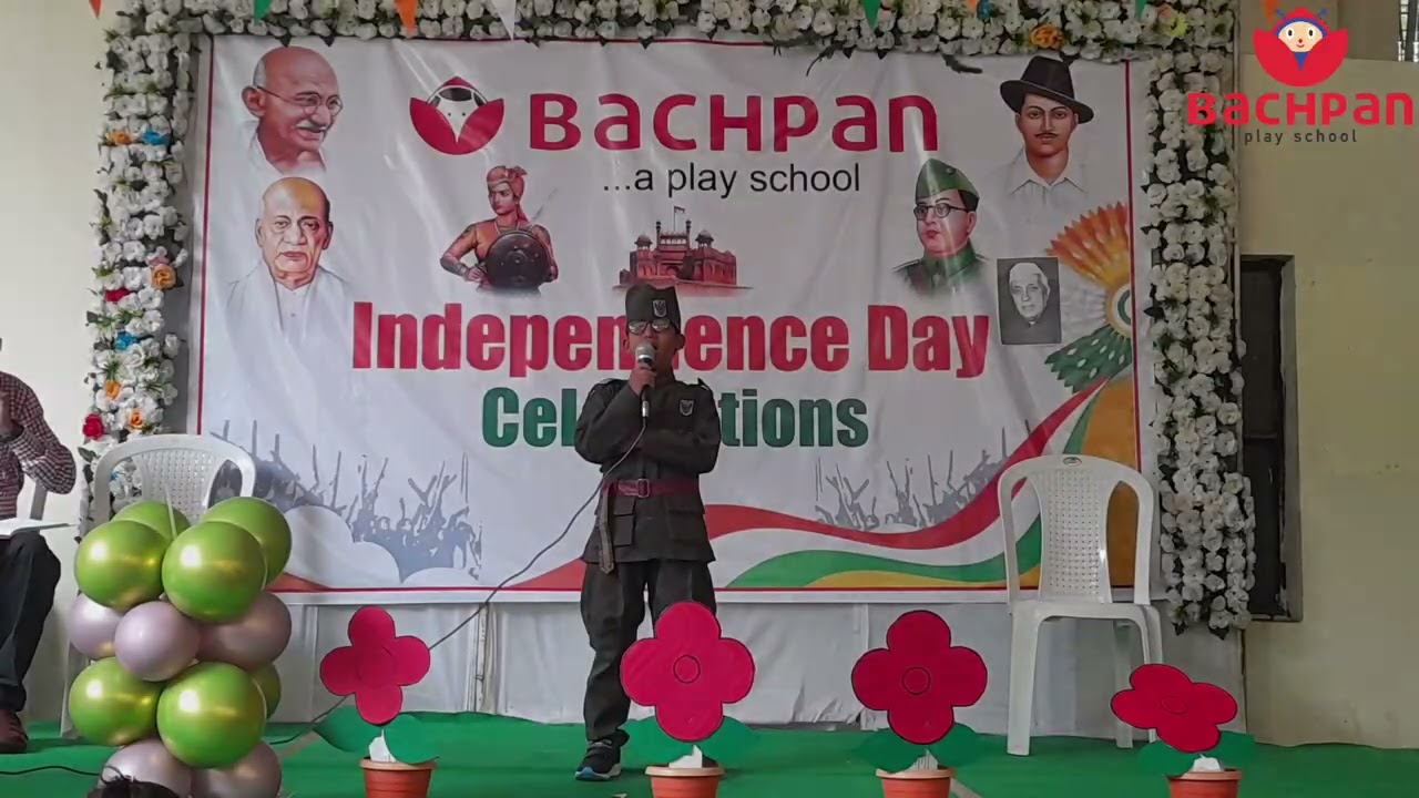  Independence day celebrations | At Bachpan School | MBNR.                            