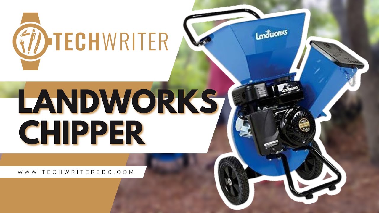 Testing Out The Landworks 3-in-1 Wood Chipper/ Shredder Model# LCE06 - Full Review
