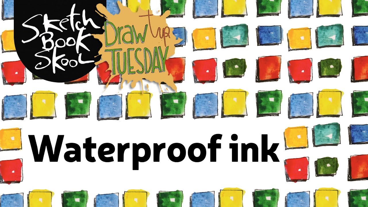 Draw Tip Tuesday: Waterproof ink
