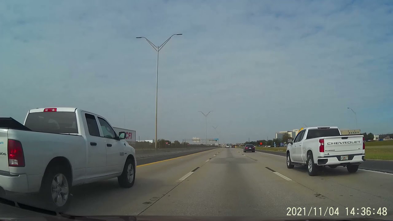 I-35 W TX Freeway Clips - N of Hillsboro To Ft Worth at I-20 - Dashcam Video