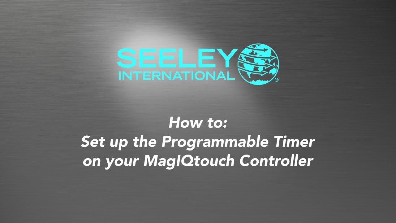 How to: Set up the Programmable Timer on your MagIQtouch Controller