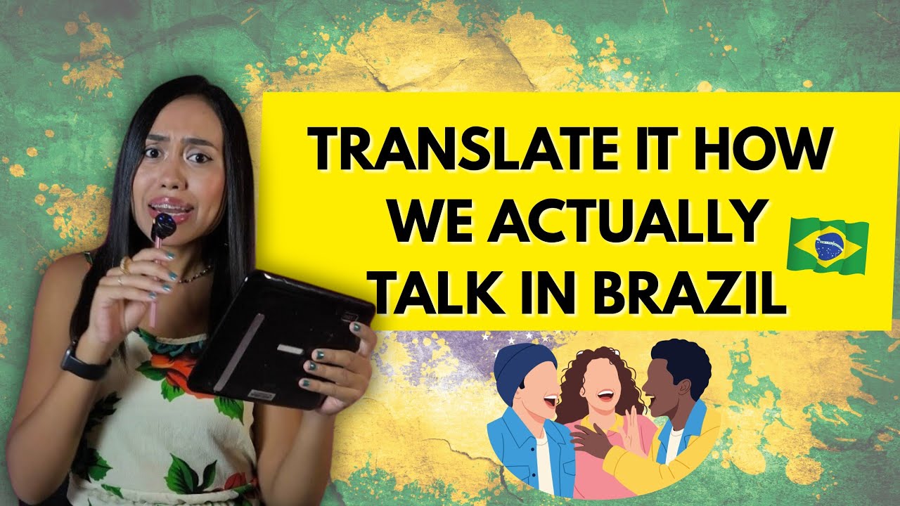 Brazilian Portuguese you learn vs. the real Brazilian Portuguese we actually speak