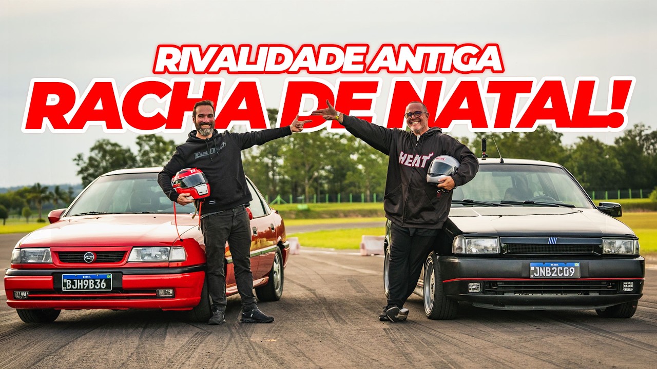 Surpresa: Levei o Tipo Turbo pro meu desafio do Racha de Natal entre Vectra GSI x Passat!