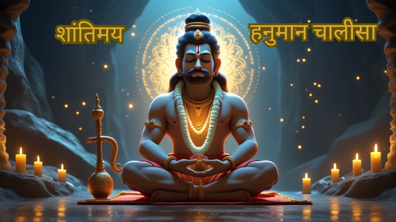“शांतिमय हनुमान चालीसा | Powerful Peaceful Hanuman Chalisa | Divine Version for Meditation & Bhakti