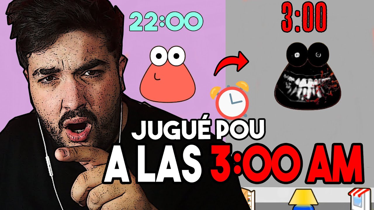 POR ESTO NUNCA debes jugar A LA APP DE POU a las 