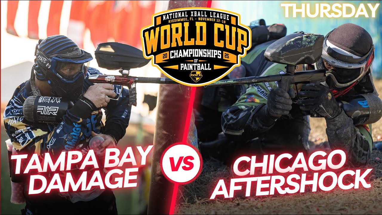 Матч Tampa Bay Damage против Chicago Aftershock | Чемпионат мира NXL - четверг, 13 ноября 2025 года