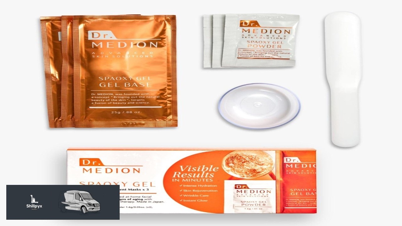 Dr. MEDION Spaoxy Gel CO2 Carbonated Face Mask Anti Aging Fine Lines