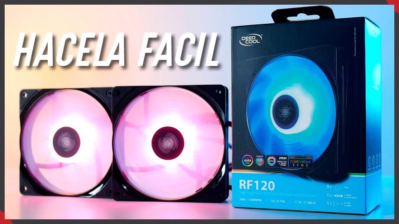 Fans RGB para cualquier PC | Review DeepCool RF120