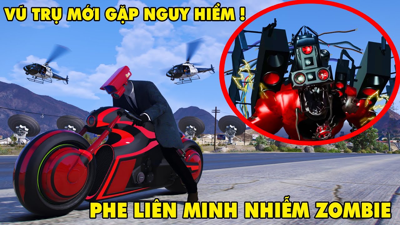 GTA 5 SKIBIDI UNIVERSE Vũ Trụ Mới Bị Nhiễm VIRUS ZOMBIE Ăn Thịt Phe Liên Minh Đối Mặt Với Nguy Hiểm