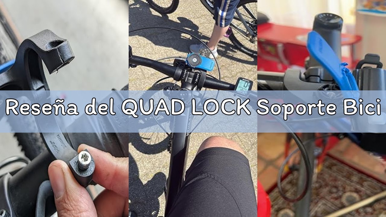 Reseña del QUAD LOCK Soporte Bici