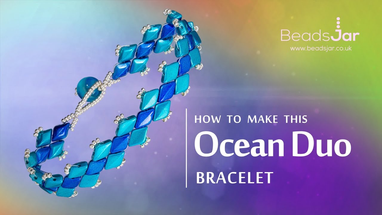 How to make this Ocean Duo Bracelet | GemDuo Seed beads