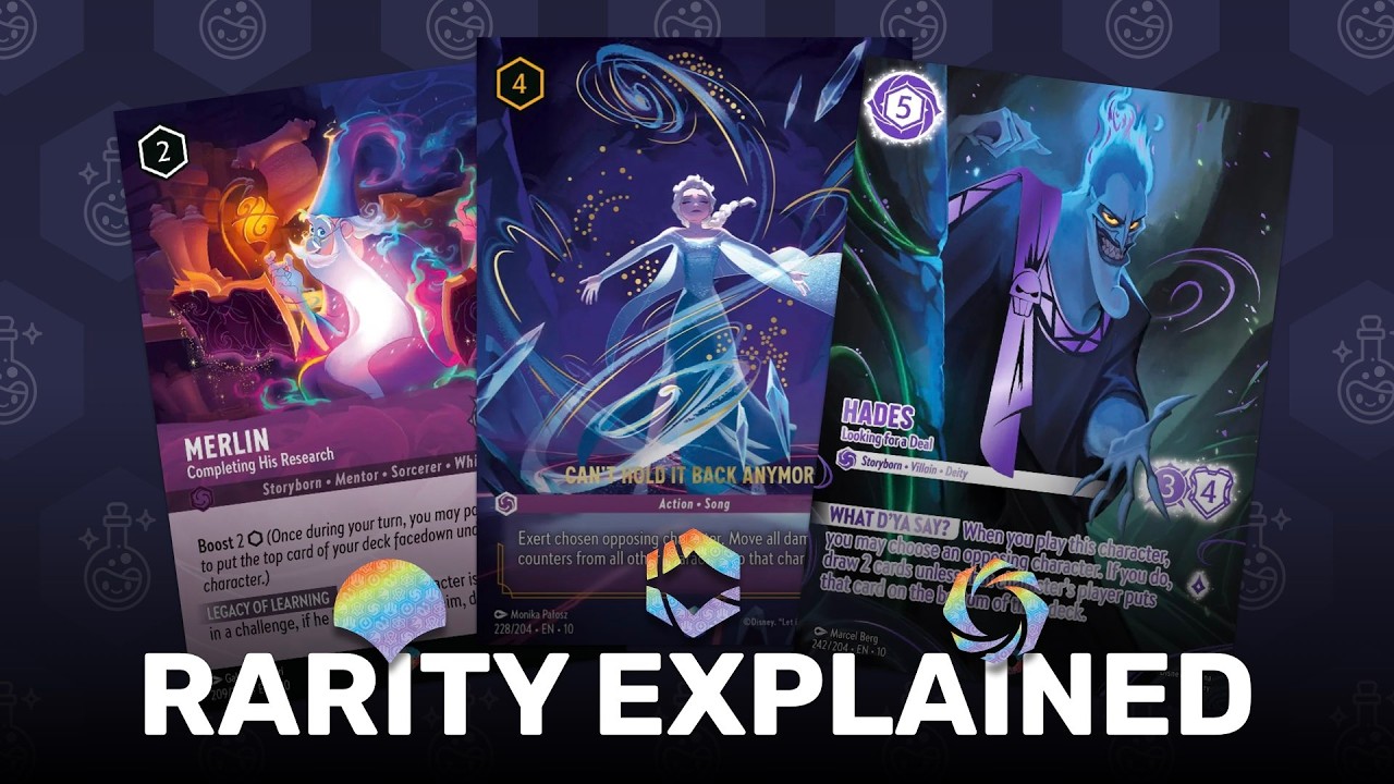 Disney Lorcana TCG Rarity Explained