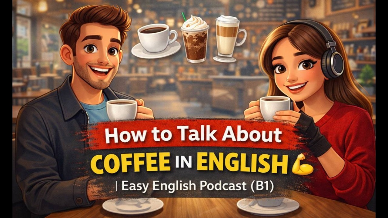 How to Talk About Coffee in English ☕️ | Easy English Podcast (B1)