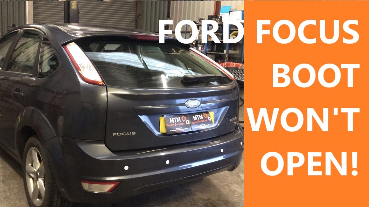 08 Ford Focus Багажник не открывается