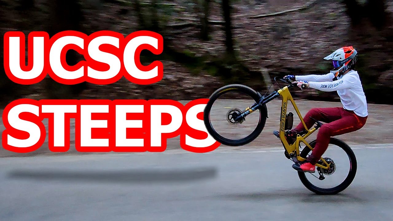 NEW & Hidden UCSC MTB Steeps! Mountain Bike Drops, Jumps, and Steep Shoots