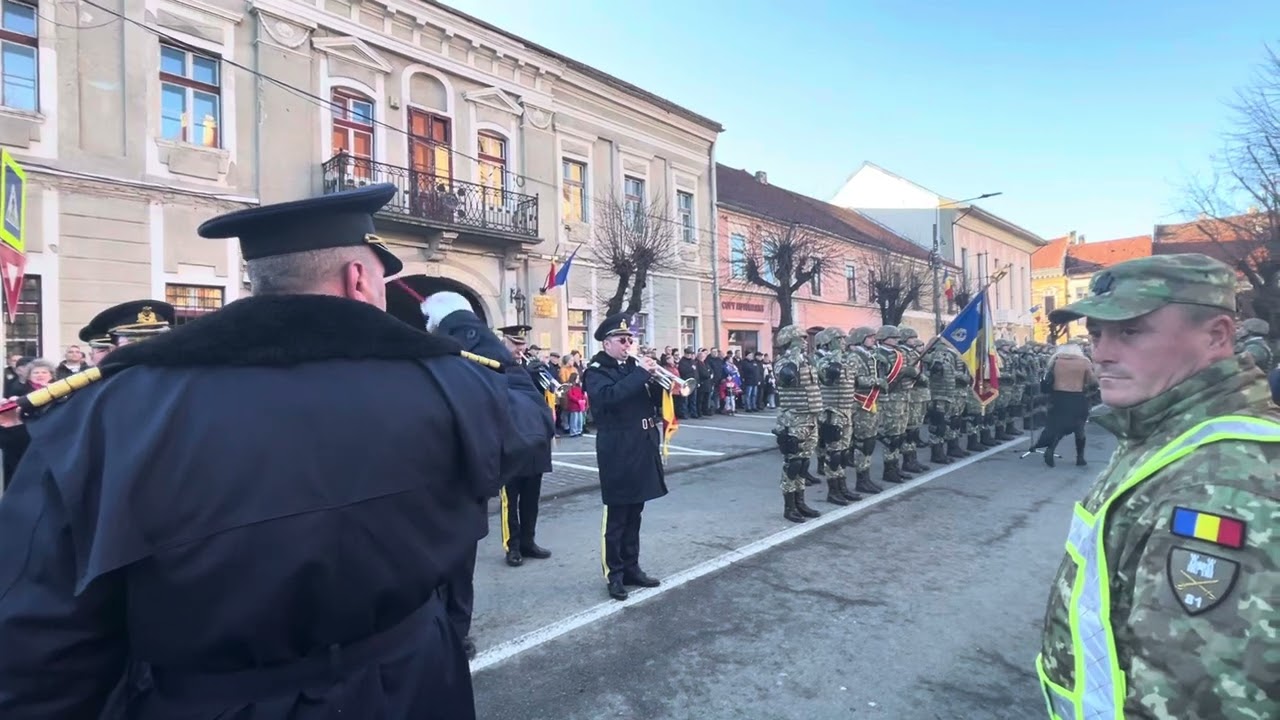 Ceremonie Ziua Națională a României 2024 Bistrița