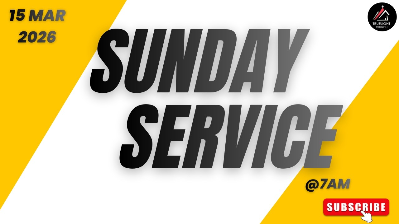 ఆదివారం ఆరాధన || Sunday service #teluguworship #mytruelightchurch #vizag || 15 MAR 2026