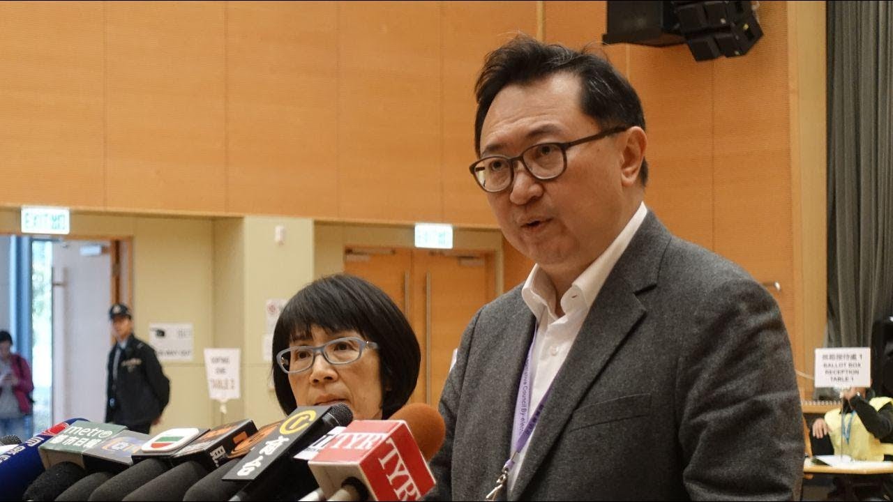 20180311 馮驊法官巡視選票分流站後會見傳媒