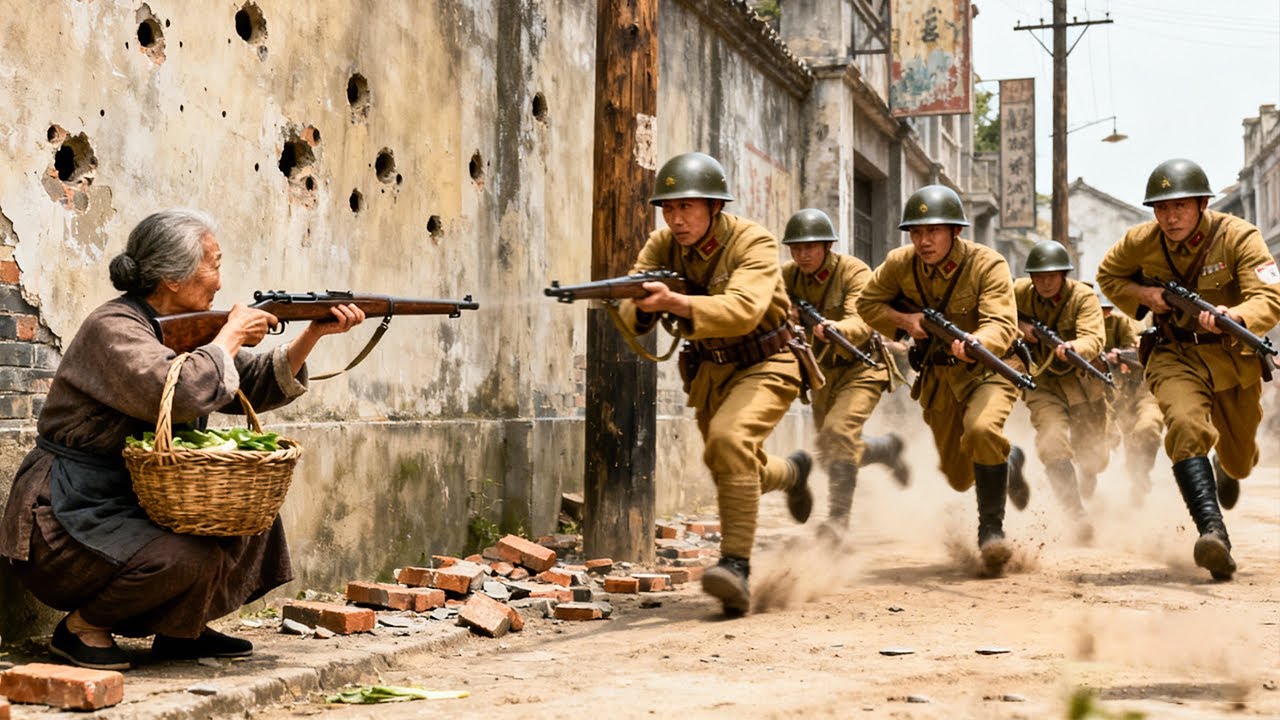 日軍當街羞辱老奶奶，殊不知她竟是頂級狙擊手，一槍爆頭秒殺全場！⚔️ 功夫 | Kung Fu | 武打 | 抗日