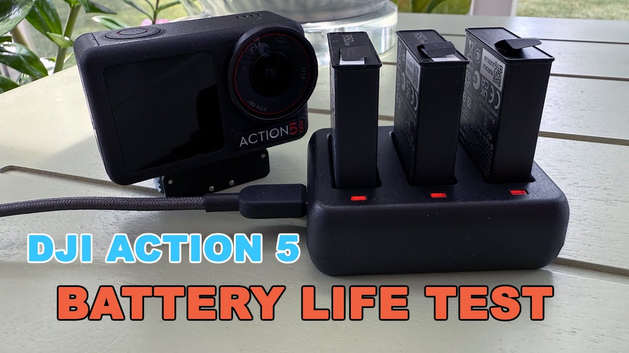 DJI Action 5 Pro BATTERY LIFE Test