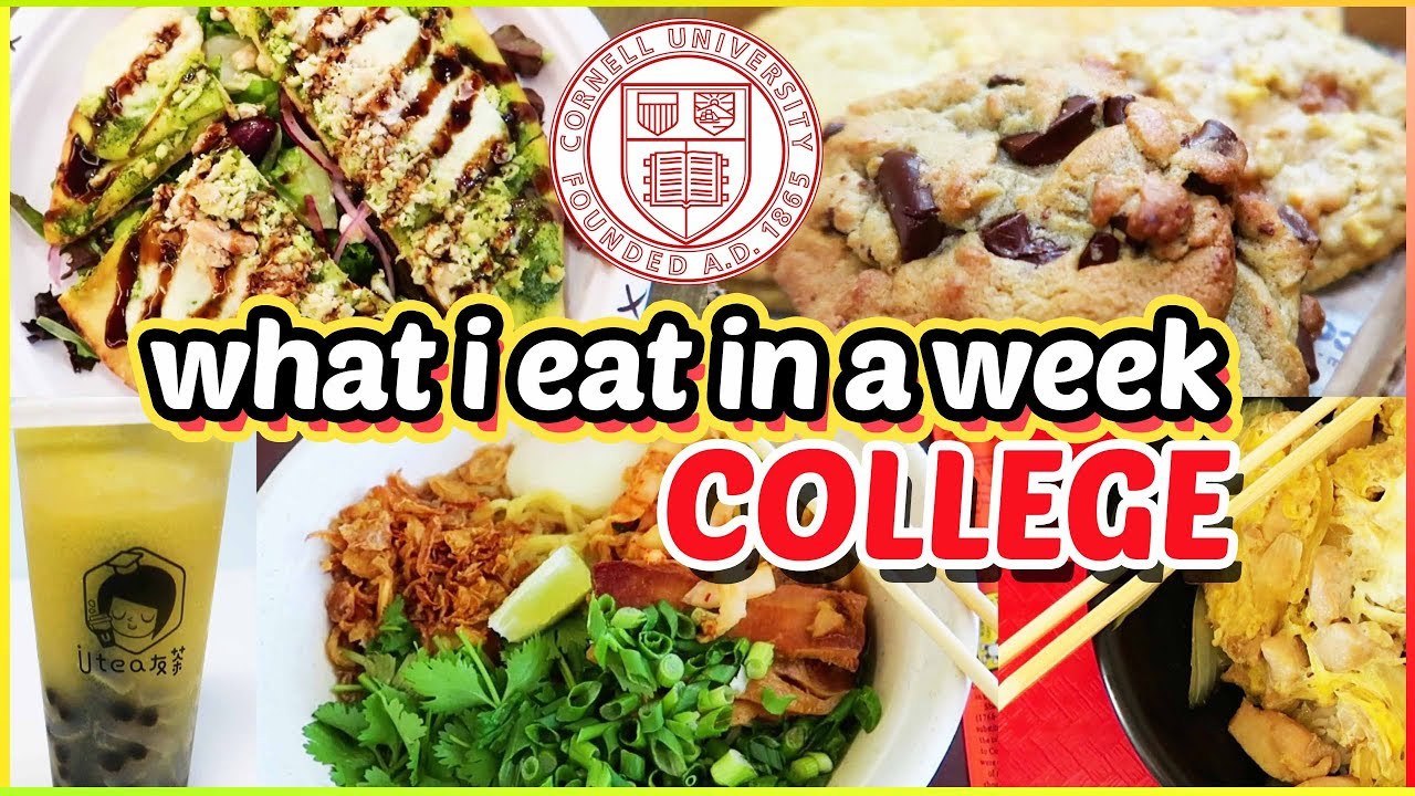 🍕what i eat in a week: college food edition🍣 @ Cornell University | Katie Tracy