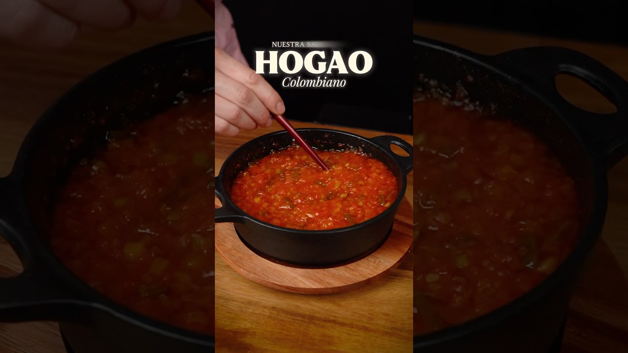 Hogao colombiano, receta f&aacute;cil y r&aacute;pida #receta #colombia #recetas #guiso #almuerzo #cocina #facil