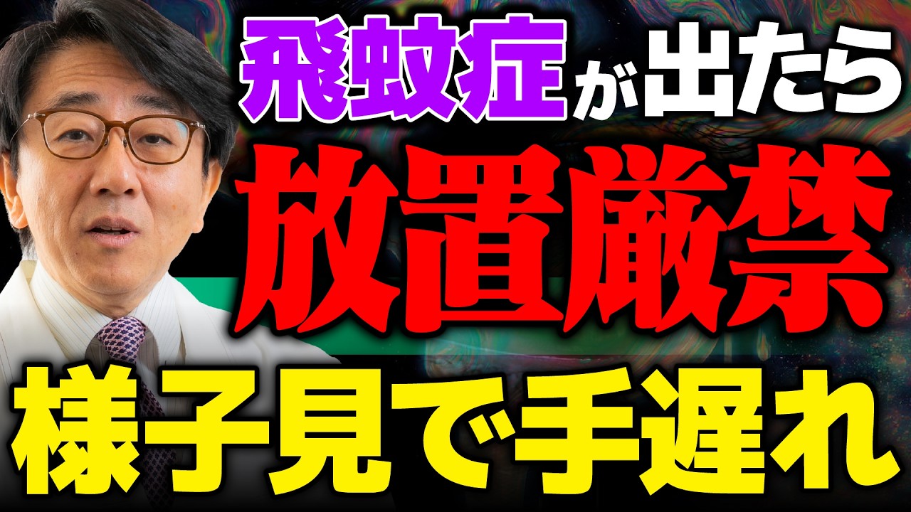 【失明の危機】飛蚊症を
