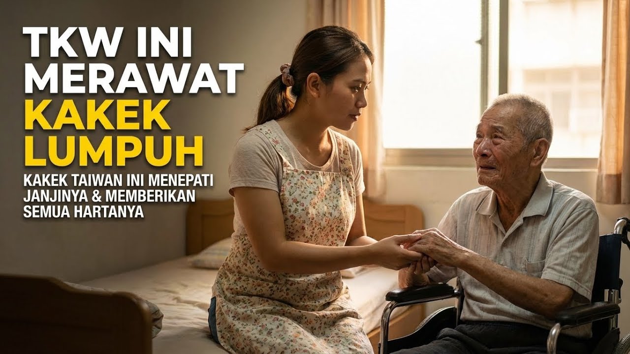 Kakek Lumpuh Ini Menghina TKW Indonesia… Tapi Akhirnya Menangis & Memberikan Semua Hartanya