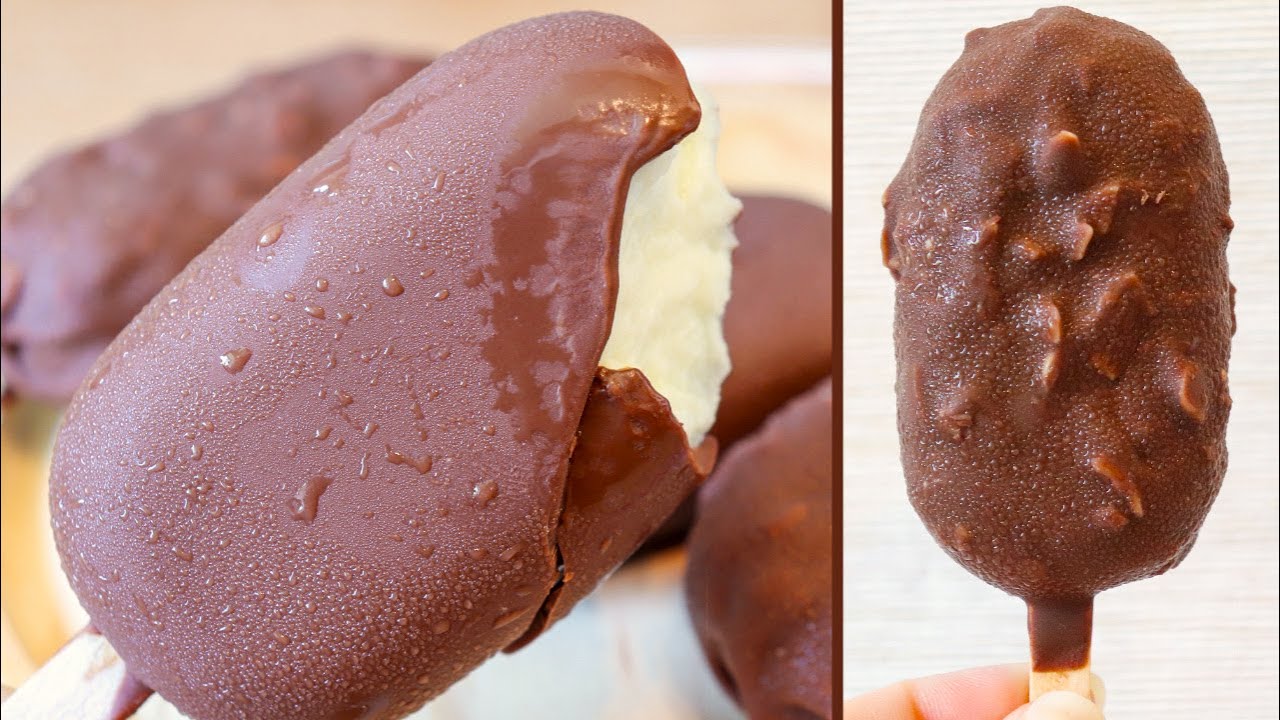 HELADO MAGNUM CASERO SIN MAQUINA | SIN LECHE CONDENSADA y SIN CREMA