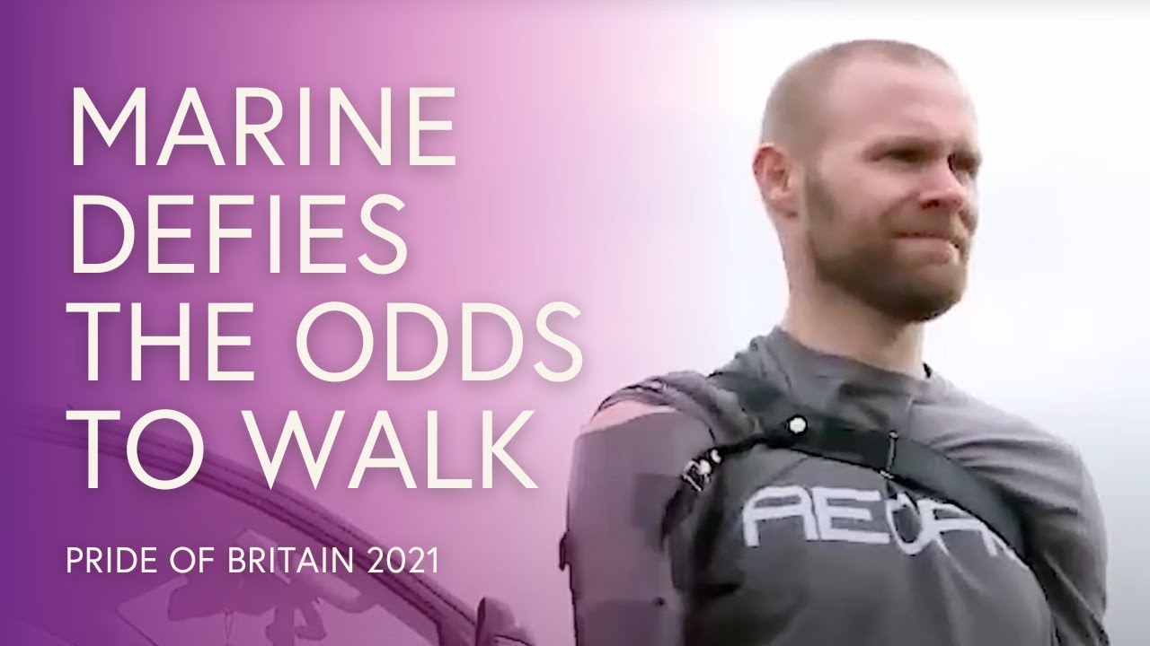 Mark Ormrod: Royal Marine Walks Again After IED Blast Survival | Pride of Britain 2021
