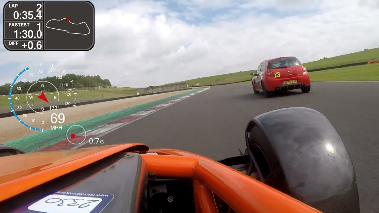 Donington Park track day in the Asbo 4.