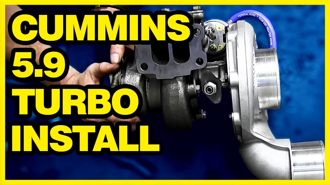 Installing Industrial Injection PhatShaft Turbo on 2005 Dodge Cummins 5.9L w/ Results #diesel #turbo