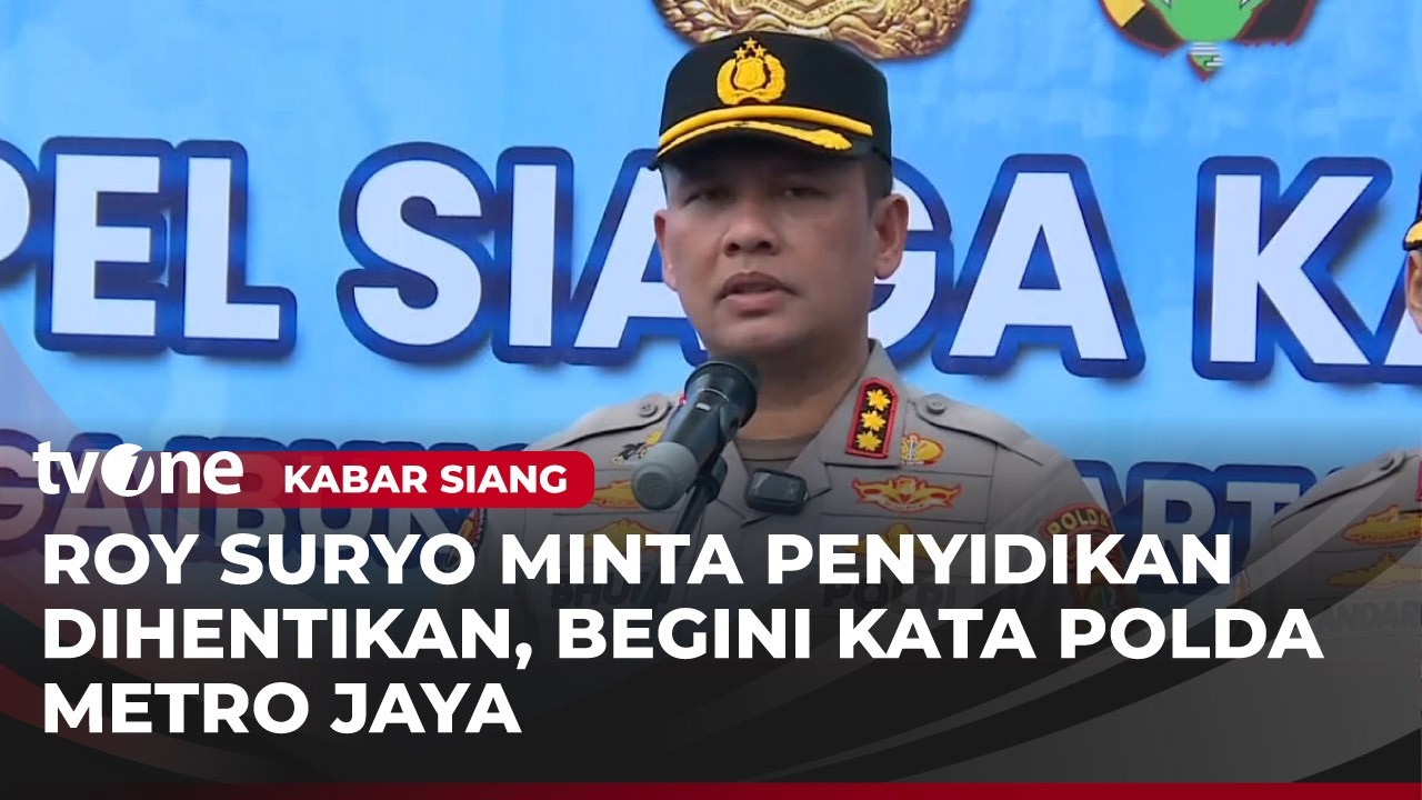 PMJ Tanggapi Permohonan Roy Suryo CS untuk Hentikan Penyidikan Kasus Ijazah Jokowi | Kabar Siang