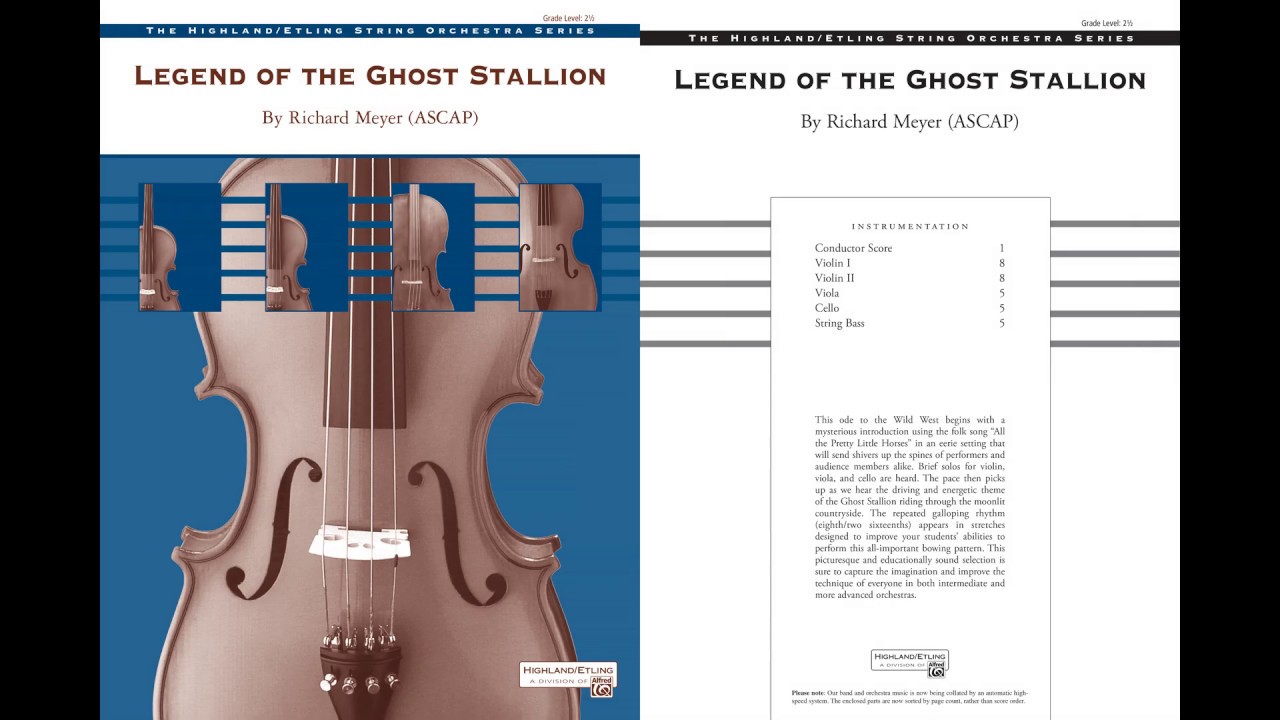 Legend of the Ghost Stallion, by Richard Meyer – Score & Sound
