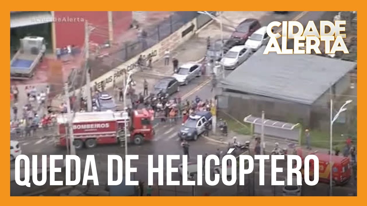SP: helicóptero cai com sete pessoas a bordo