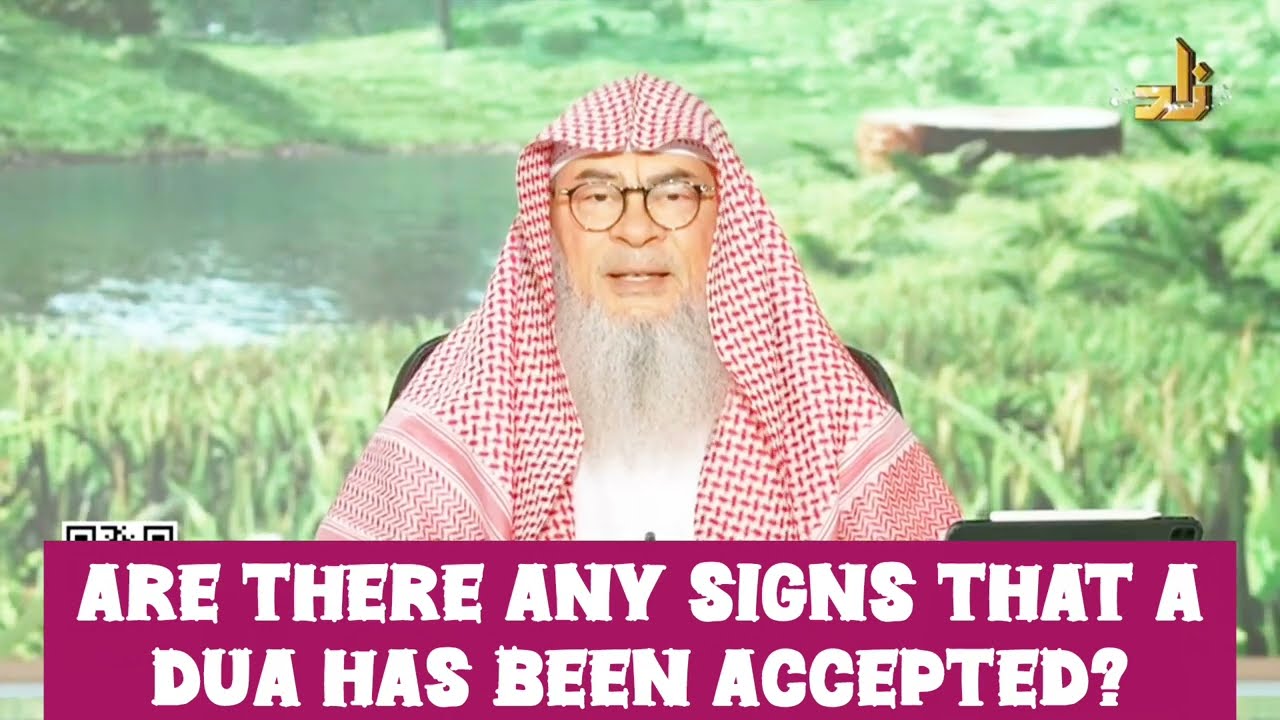 Are there any signs that dua a has been accepted #islam #islamic #quran #allah #hijab assim alhakeem