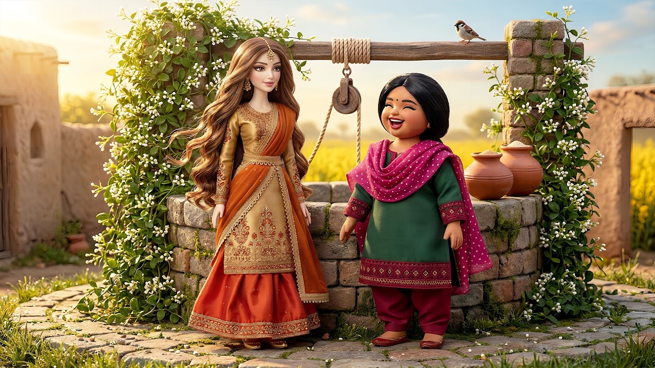 Miniature Doll Two Friends Story | Subah Jo Zindagi Badal Gayi 🌸 Pakistani Village Style Story