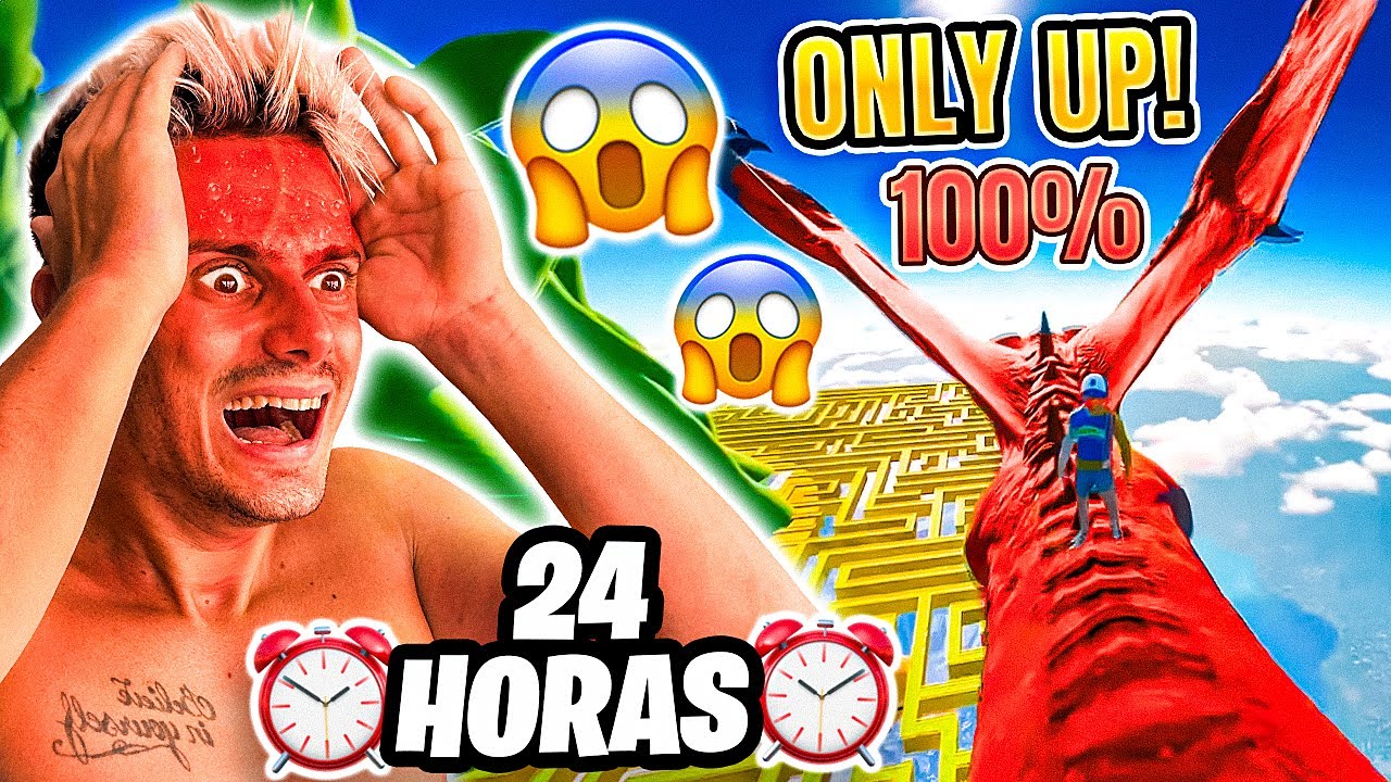 COMPLETO ONLY UP AL 100% en 24 HORAS⏰ JUEGO de PARKOUR IMPOSIBLE