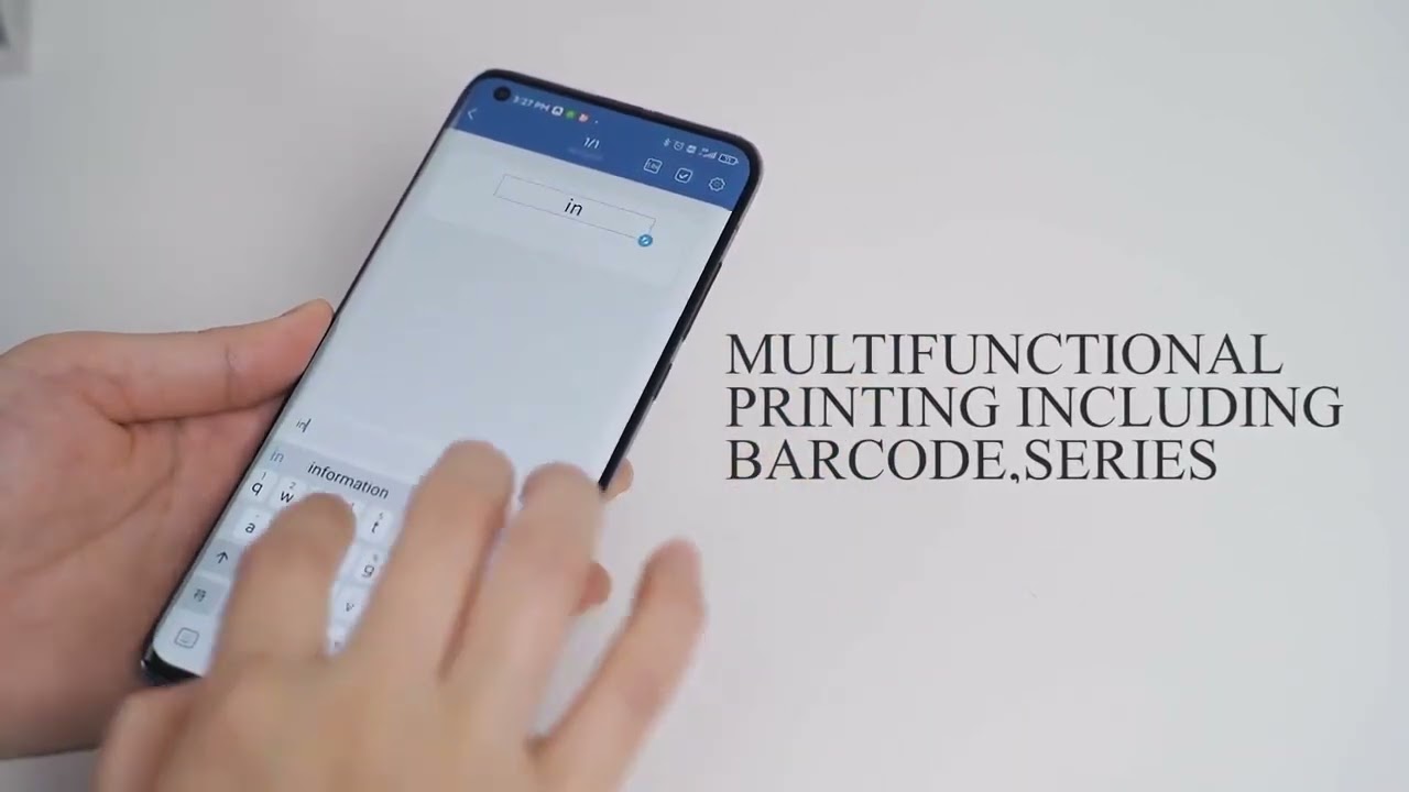 Niimbot D11 Wireless Label Printer Portable Pocket Label Printer Portable Bluetooth