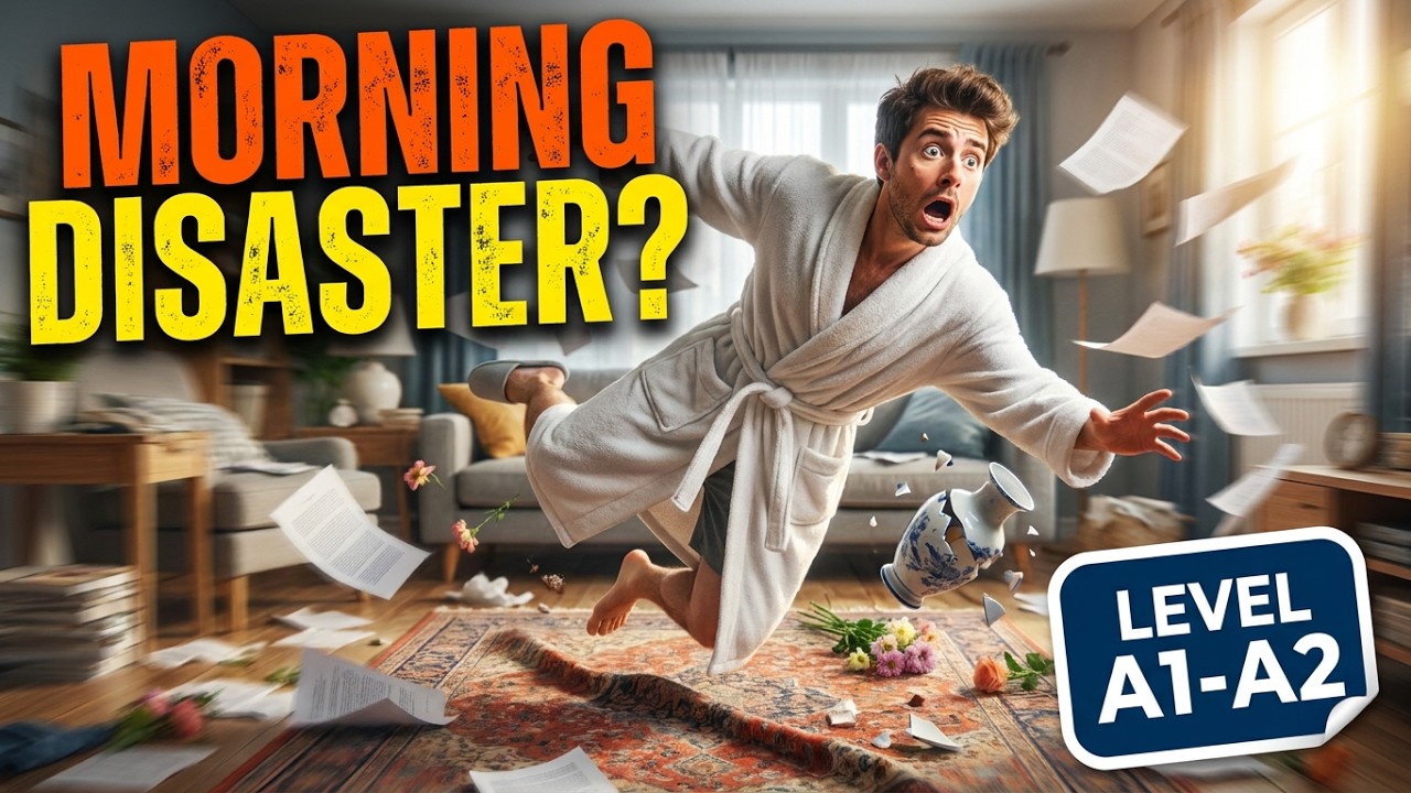 Improve Your English Fluency: 20 Phrases About Morning Chaos (Shadowing + Vocabulary)