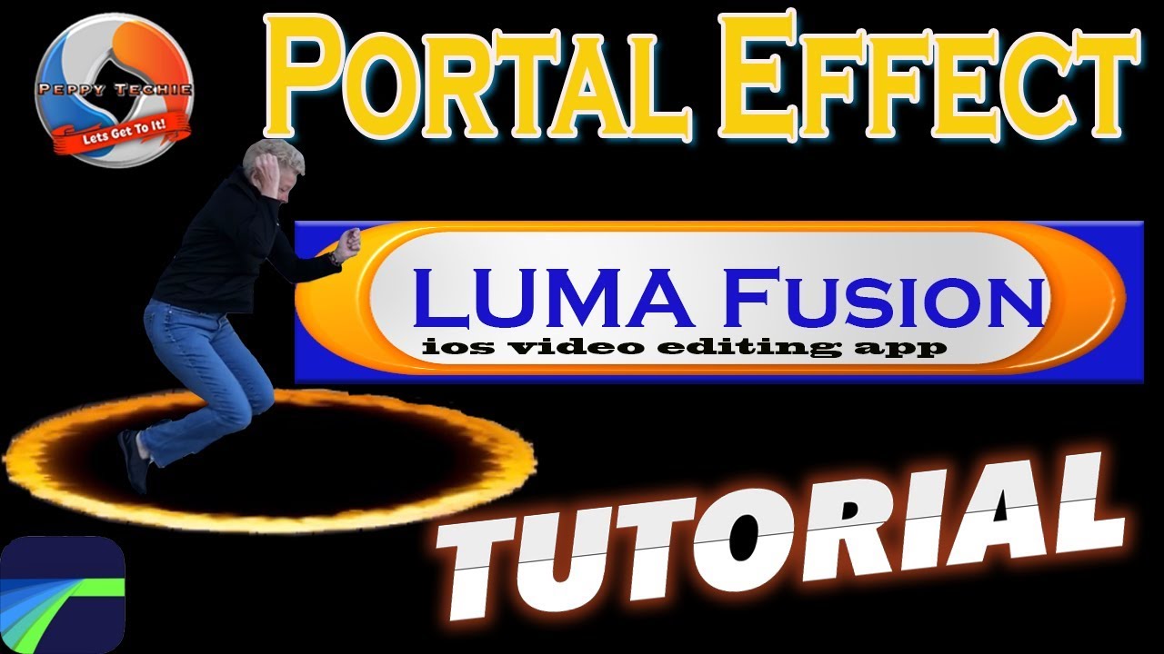 Portal Effect using Luma Fusion Tutorial! On IOS!