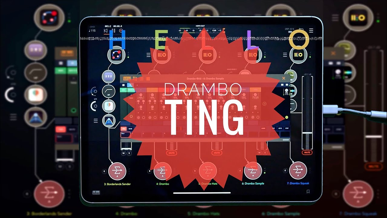 DRAMBO TING - the creative process and making the most of lockdown.