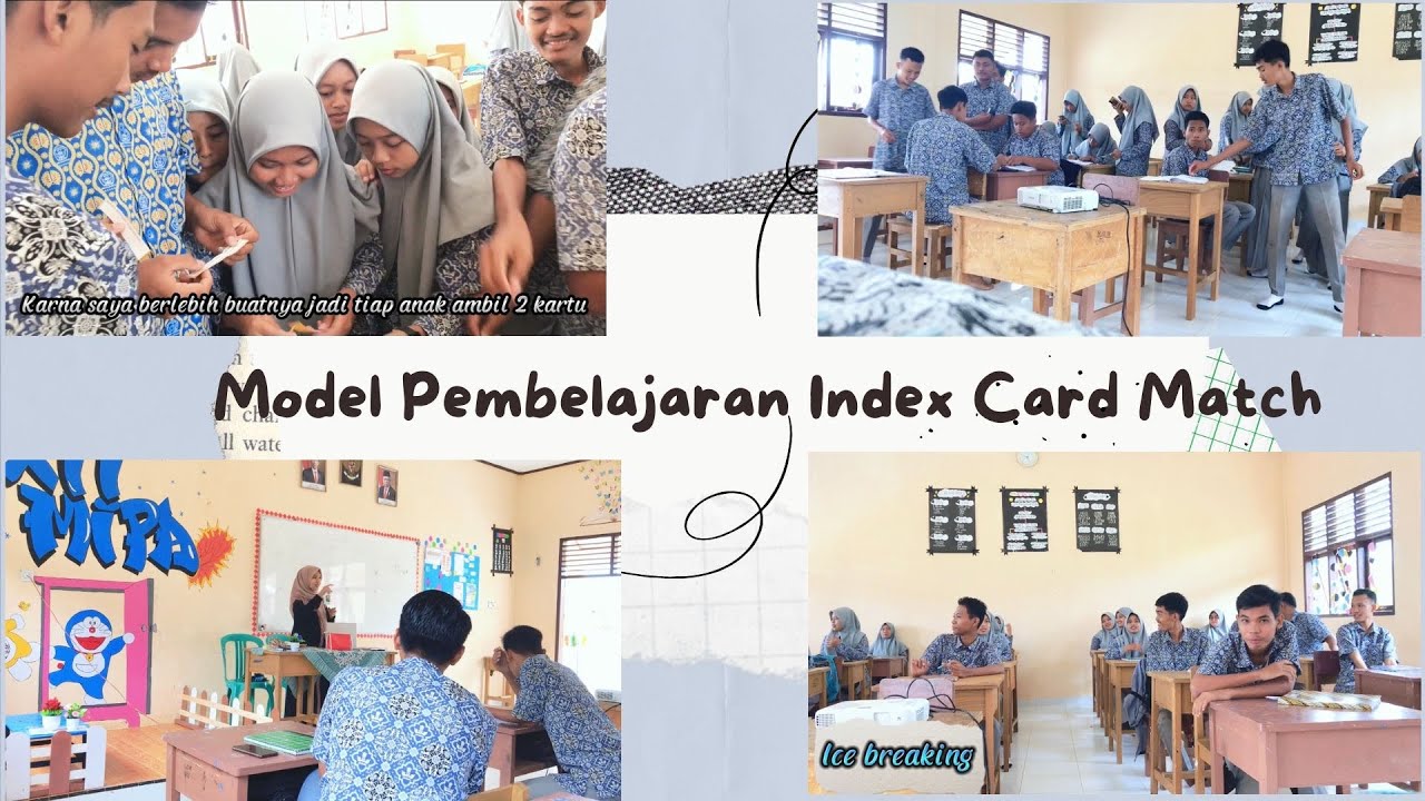 Model Pembelajaran Seru 😁 | Index Card Match | Menjodohkan Kartu | Kimia Asik