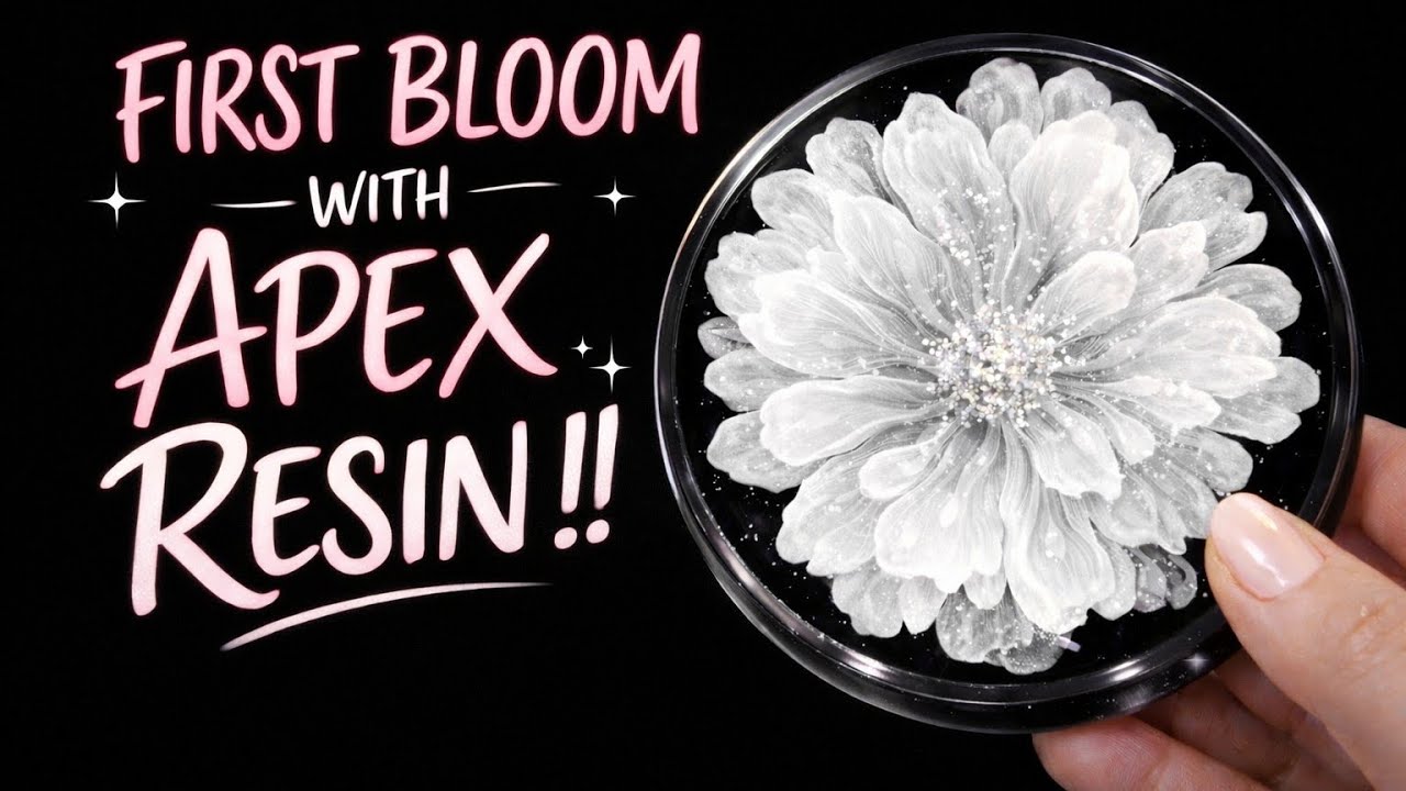 APEX RESIN BLOOMS ,Bloom Off with lovely @Serendipity-resin-creations@apexresin@Resiners_Official 🌸🌸