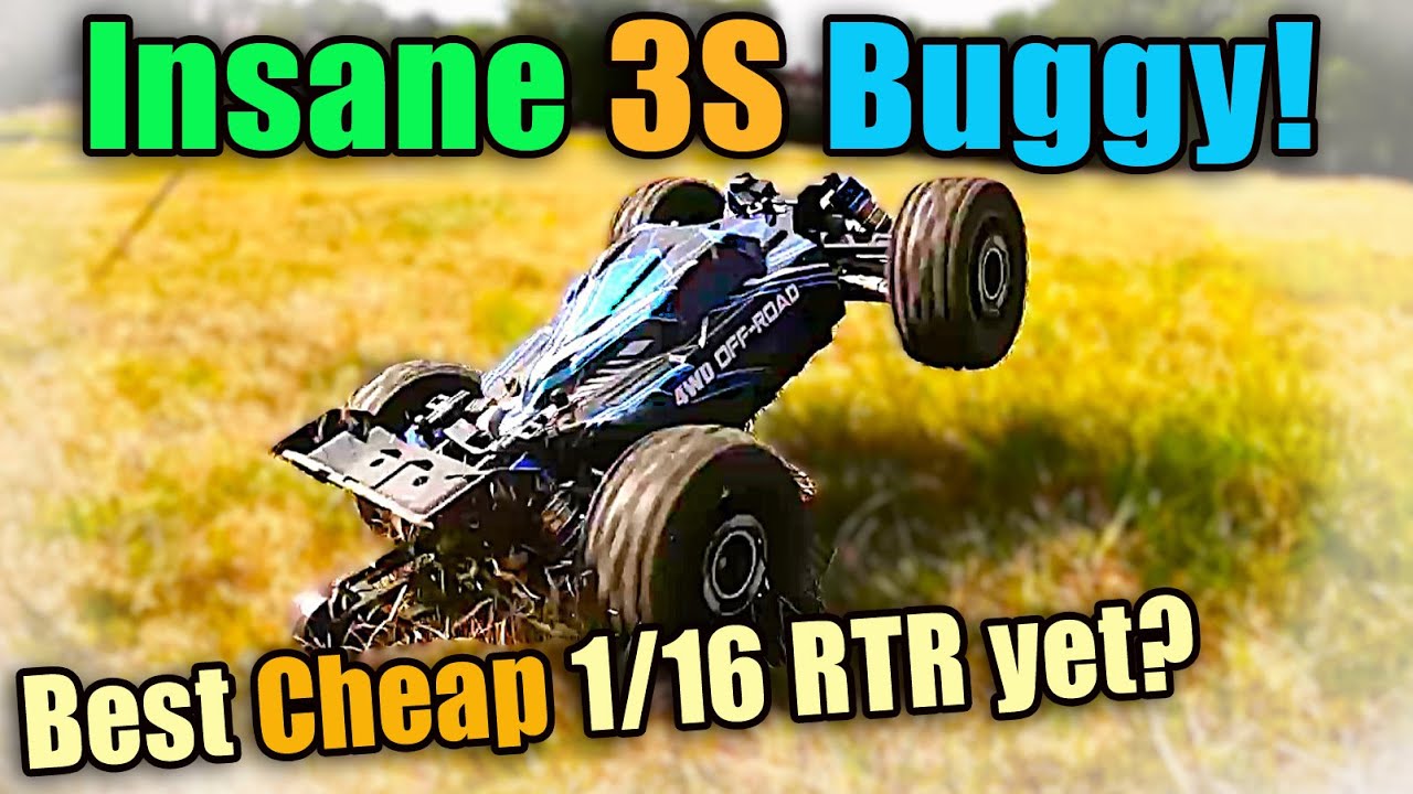Обзор и тест скорости багги Insane 3S Brushless Hyper Go 16207 — лучший бюджетный радиоуправляемы...